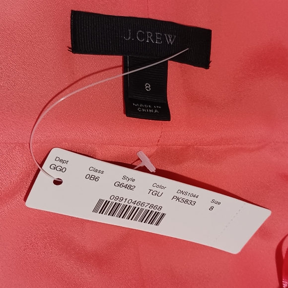 J. Crew Silk Blend Dress Classic Faille - Picture 4 of 6